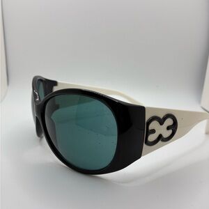 Vintage Escada Black and White Oversized Women’s Sunglasses